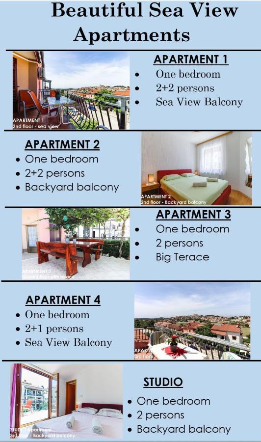 Beautiful Sea View Apartments - Niko Ceko ヴルサル エクステリア 写真